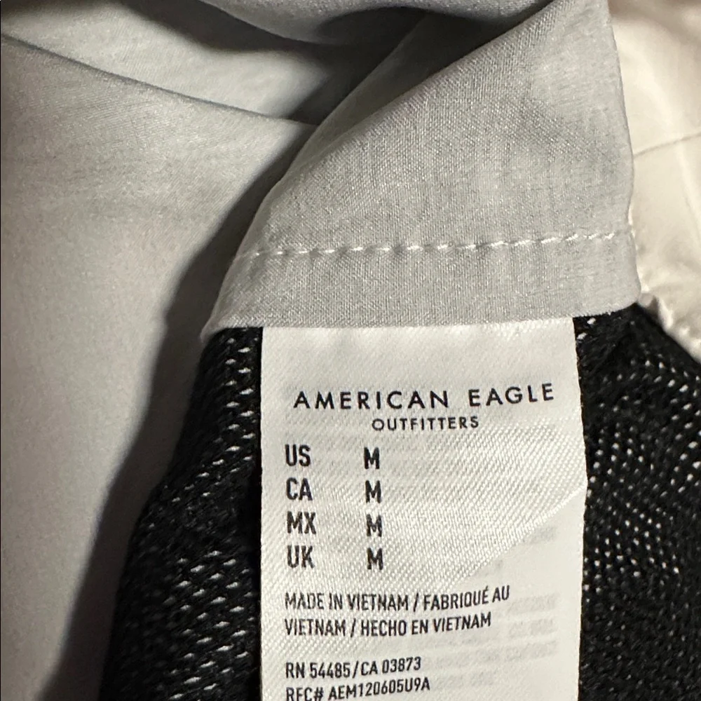 American Eagle Outfitters Black and Gray Board Shorts